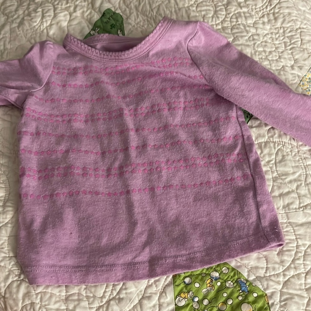 Purple shirt- baby girl